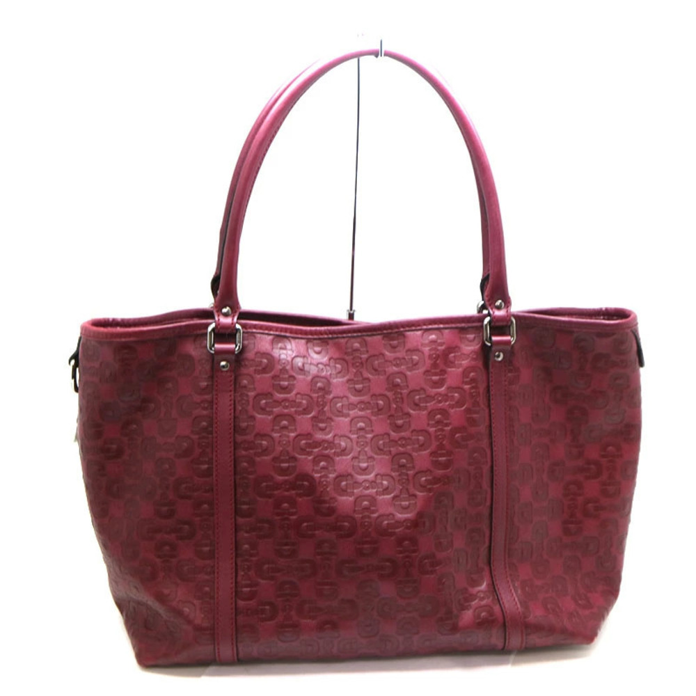 Gucci Tote Bag Red Leather
